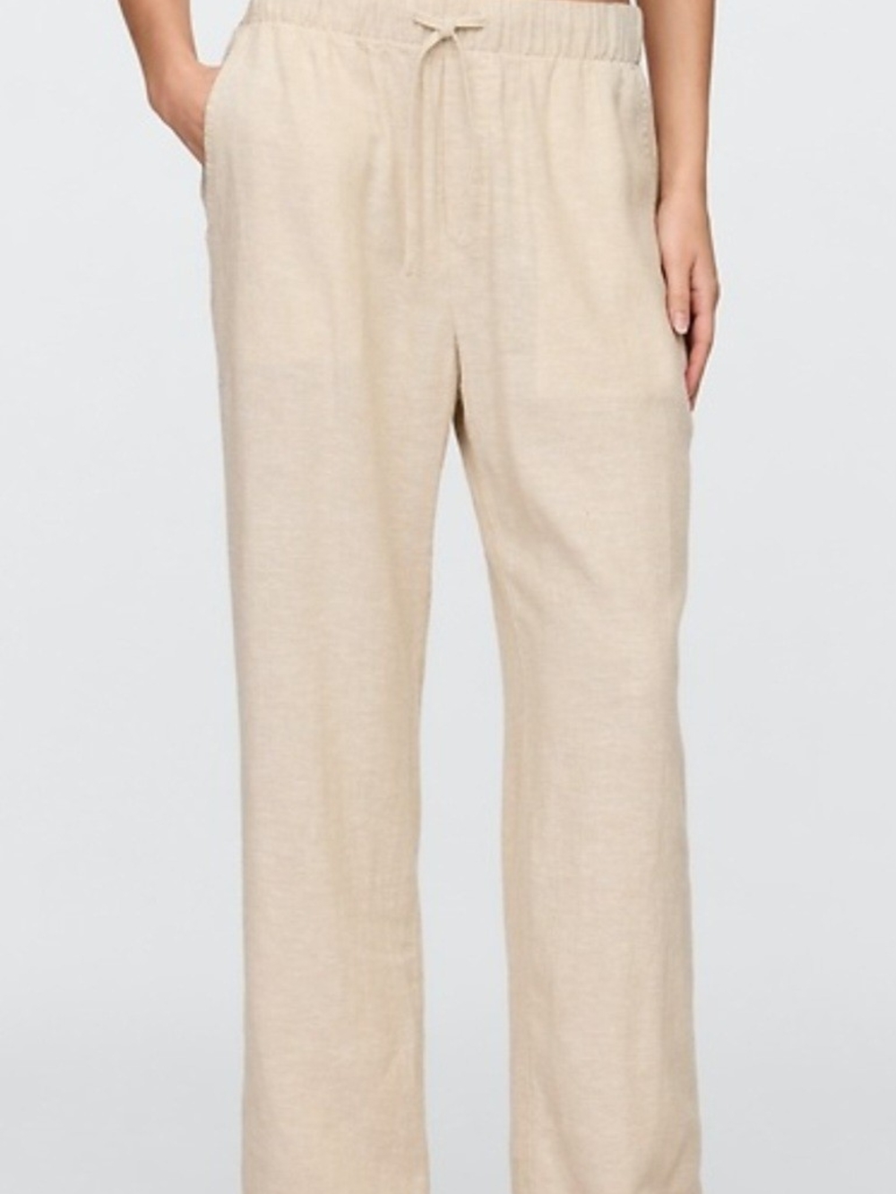 Gap Easy Linen-Blend Pants (S)